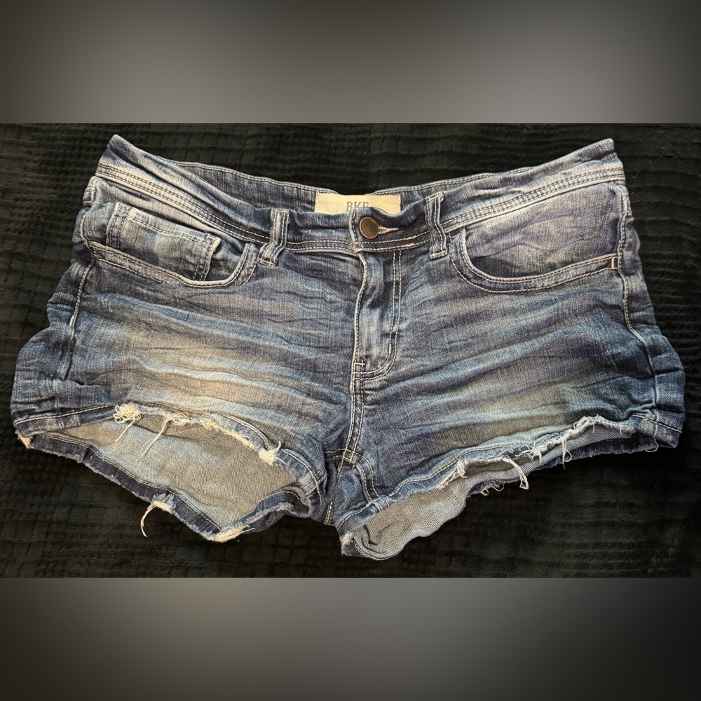 BKE Stella Light Blue Denim Shorts